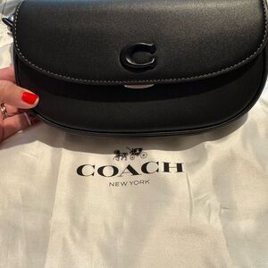 BRAND NEW Coach EMMY Black Leather Crossbody/ shoulder  bag